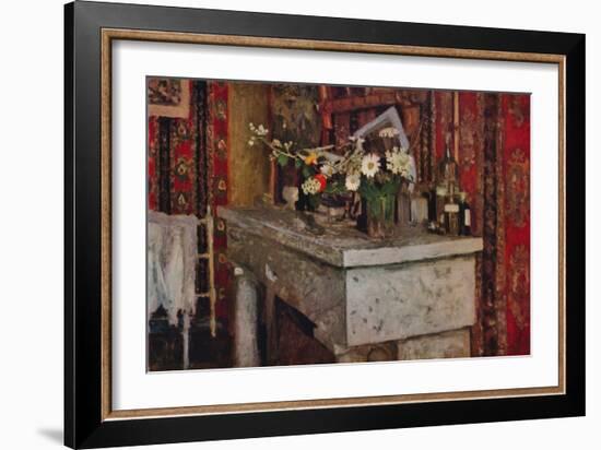 'The Mantelpiece', 1905-Edouard Vuillard-Framed Giclee Print