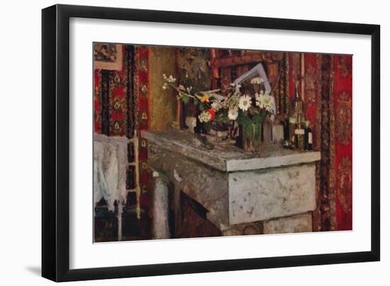 'The Mantelpiece', 1905-Edouard Vuillard-Framed Giclee Print