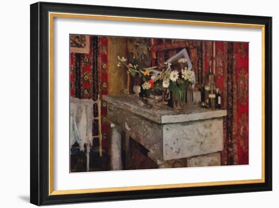 'The Mantelpiece', 1905-Edouard Vuillard-Framed Giclee Print