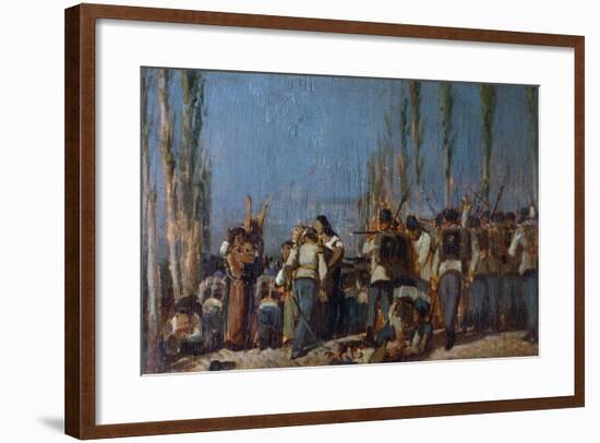 The Mantua Massacres-Giovanni Fattori-Framed Giclee Print