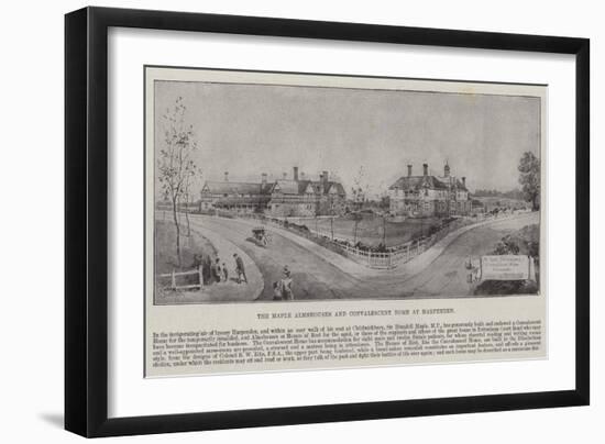 The Maple Almshouses and Convalescent Home at Harpenden-Harold Oakley-Framed Giclee Print