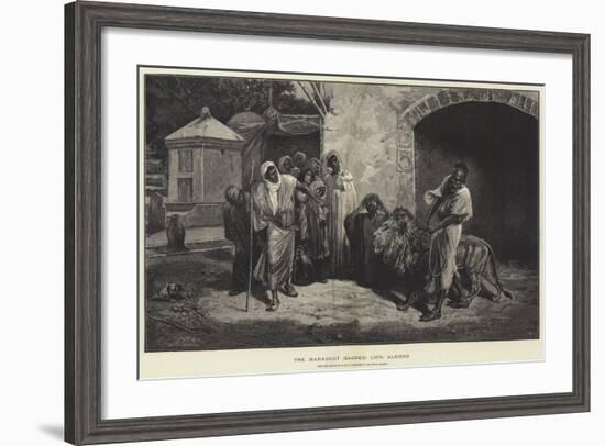 The Marabout (Sacred) Lion, Algiers-Eugene Pavy-Framed Giclee Print