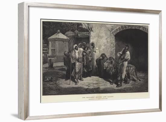 The Marabout (Sacred) Lion, Algiers-Eugene Pavy-Framed Giclee Print