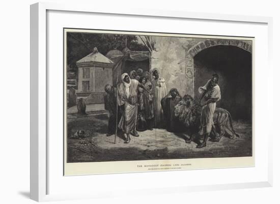 The Marabout (Sacred) Lion, Algiers-Eugene Pavy-Framed Giclee Print