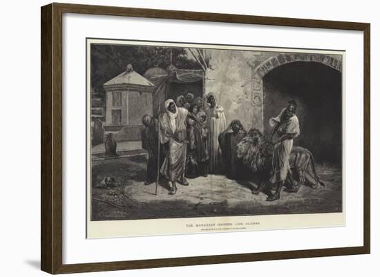 The Marabout (Sacred) Lion, Algiers-Eugene Pavy-Framed Giclee Print