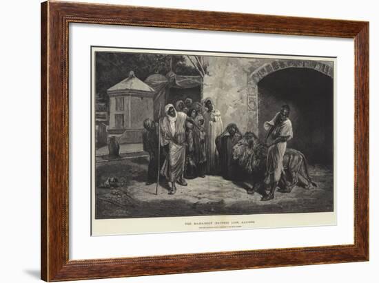 The Marabout (Sacred) Lion, Algiers-Eugene Pavy-Framed Giclee Print