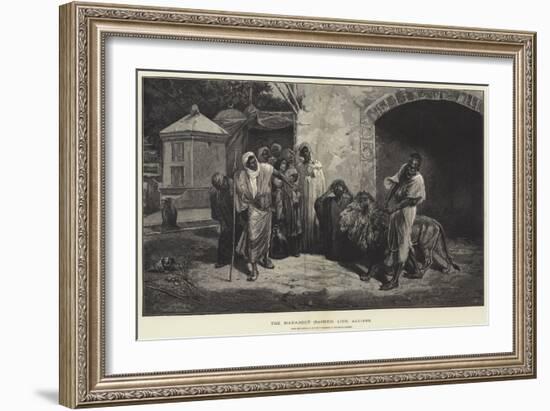 The Marabout (Sacred) Lion, Algiers-Eugene Pavy-Framed Giclee Print