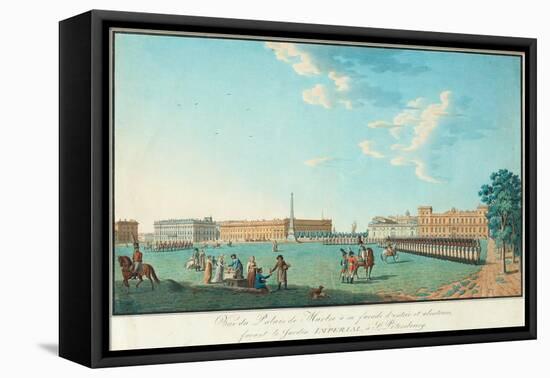 The Marble Palace in Saint Petersburg, C. 1800-Benjamin Paterssen-Framed Premier Image Canvas