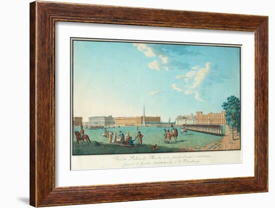 The Marble Palace in Saint Petersburg, C. 1800-Benjamin Paterssen-Framed Giclee Print