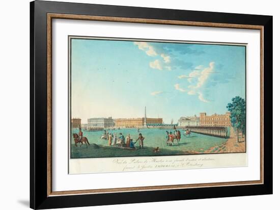 The Marble Palace in Saint Petersburg, C. 1800-Benjamin Paterssen-Framed Giclee Print