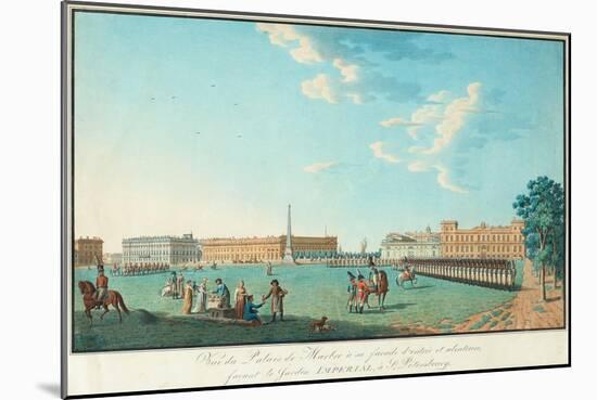 The Marble Palace in Saint Petersburg, C. 1800-Benjamin Paterssen-Mounted Giclee Print