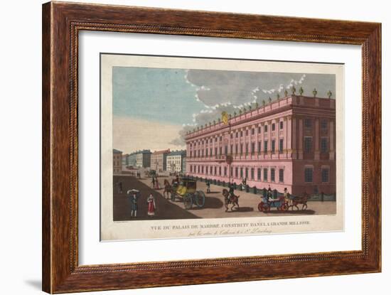 The Marble Palace in Saint Petersburg, C. 1811-Henri Courvoisier-Voisin-Framed Giclee Print