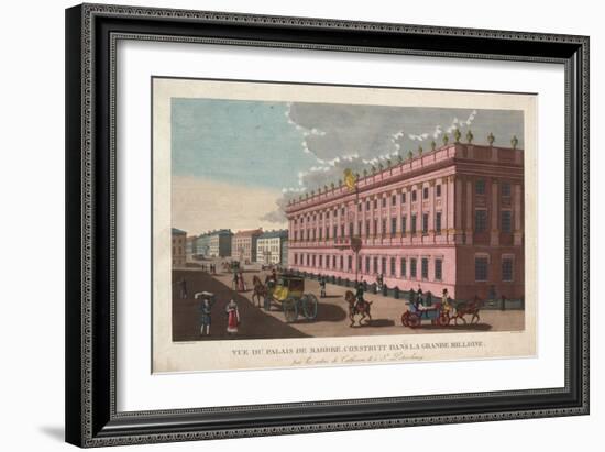 The Marble Palace in Saint Petersburg, C. 1811-Henri Courvoisier-Voisin-Framed Giclee Print