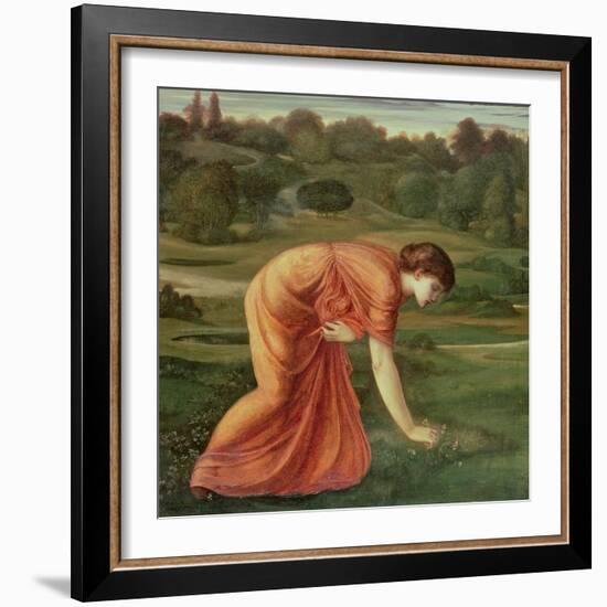 The March Marigold, C.1870-Edward Burne-Jones-Framed Giclee Print