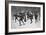 The March of Rogers Rangers (Litho)-Frederic Sackrider Remington-Framed Giclee Print