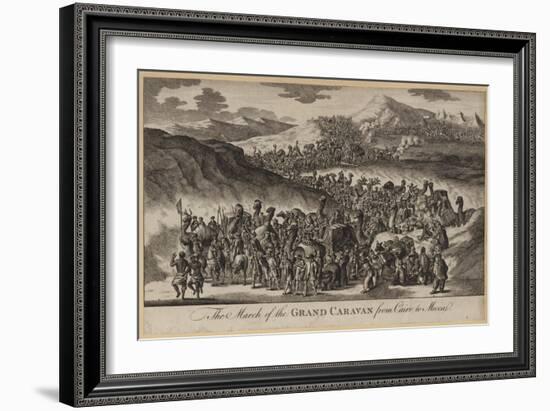 The March of the Grand Caravan from Cairo to Mecca-null-Framed Giclee Print