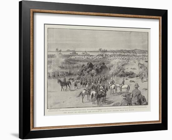 The March on Omdurman, the Advance of the First Brigade from Wad Hamed-Frank Dadd-Framed Giclee Print