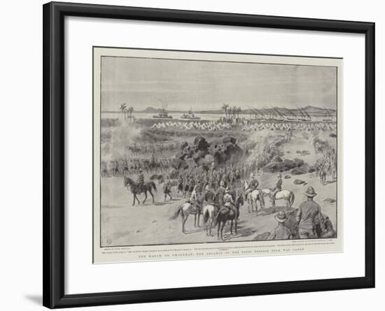 The March on Omdurman, the Advance of the First Brigade from Wad Hamed-Frank Dadd-Framed Giclee Print