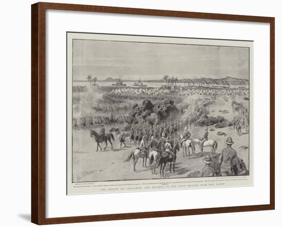 The March on Omdurman, the Advance of the First Brigade from Wad Hamed-Frank Dadd-Framed Giclee Print