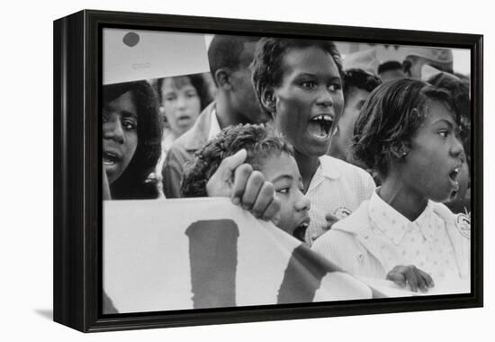 The March on Washington: A Group from Detroit, 28th August 1963-Nat Herz-Framed Premier Image Canvas