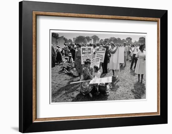 The March on Washington: At Washington Monument Grounds, 28th August 1963-Nat Herz-Framed Photographic Print