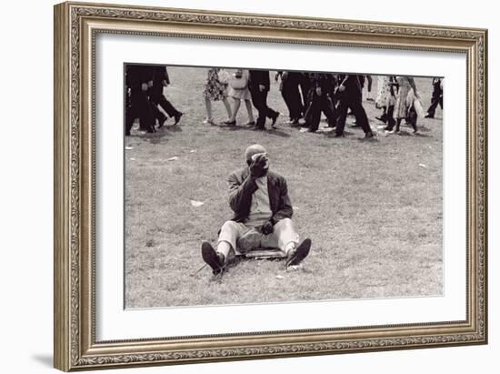 The March on Washington: Beginning the March, 28th August 1963-Nat Herz-Framed Photographic Print