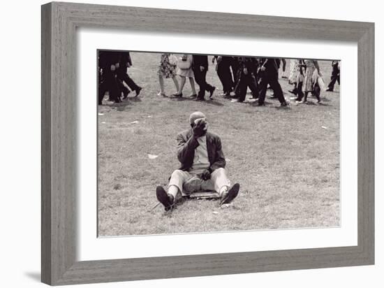 The March on Washington: Beginning the March, 28th August 1963-Nat Herz-Framed Photographic Print