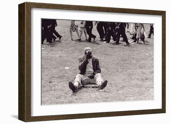 The March on Washington: Beginning the March, 28th August 1963-Nat Herz-Framed Photographic Print