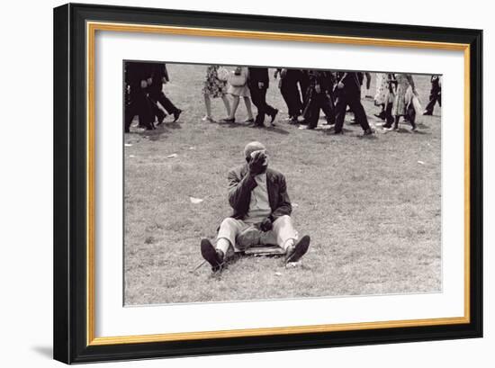 The March on Washington: Beginning the March, 28th August 1963-Nat Herz-Framed Photographic Print