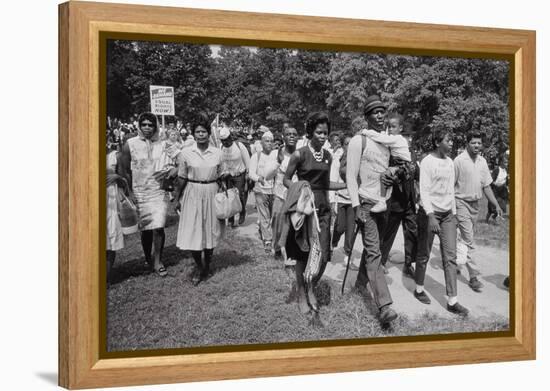 The March on Washington: Freedom Walkers, 28th August 1963-Nat Herz-Framed Premier Image Canvas