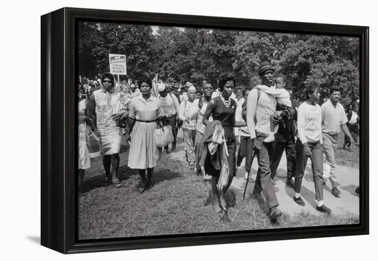 The March on Washington: Freedom Walkers, 28th August 1963-Nat Herz-Framed Premier Image Canvas