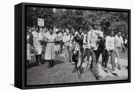 The March on Washington: Freedom Walkers, 28th August 1963-Nat Herz-Framed Premier Image Canvas