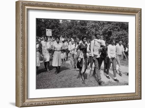 The March on Washington: Freedom Walkers, 28th August 1963-Nat Herz-Framed Photographic Print