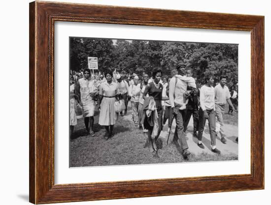 The March on Washington: Freedom Walkers, 28th August 1963-Nat Herz-Framed Photographic Print