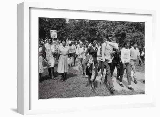 The March on Washington: Freedom Walkers, 28th August 1963-Nat Herz-Framed Photographic Print