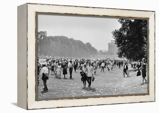 The March on Washington: Heading Home, 28th August 1963-Nat Herz-Framed Premier Image Canvas