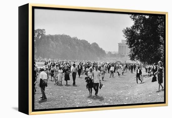 The March on Washington: Heading Home, 28th August 1963-Nat Herz-Framed Premier Image Canvas