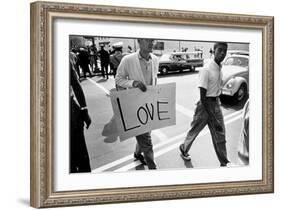 The March on Washington: Love, 28th August 1963-Nat Herz-Framed Photographic Print