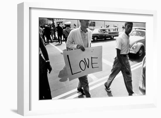 The March on Washington: Love, 28th August 1963-Nat Herz-Framed Photographic Print