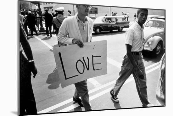 The March on Washington: Love, 28th August 1963-Nat Herz-Mounted Photographic Print