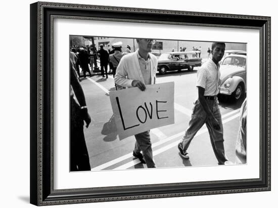 The March on Washington: Love, 28th August 1963-Nat Herz-Framed Photographic Print