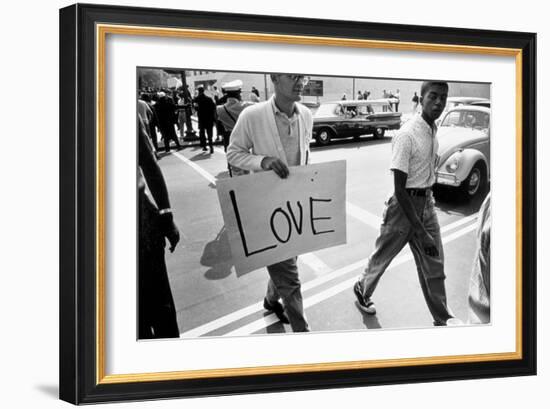 The March on Washington: Love, 28th August 1963-Nat Herz-Framed Photographic Print