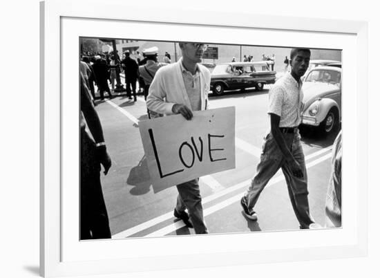 The March on Washington: Love, 28th August 1963-Nat Herz-Framed Photographic Print