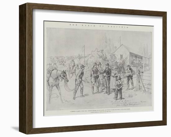 The March to Pretoria-Melton Prior-Framed Giclee Print