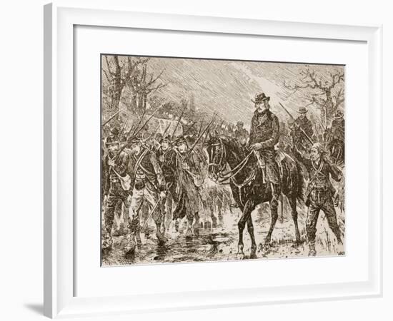 The March to Shiloh-null-Framed Giclee Print