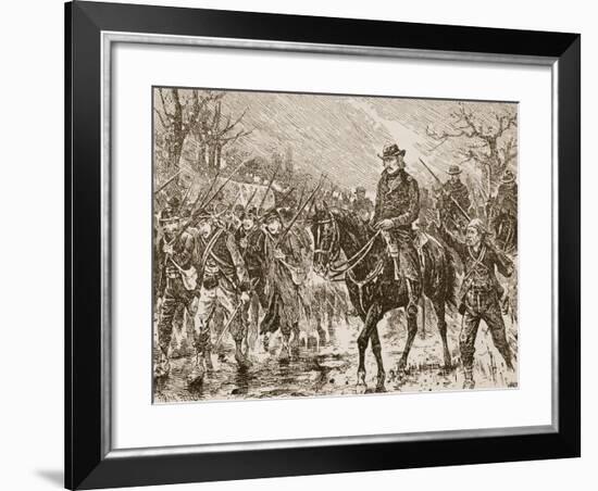 The March to Shiloh-null-Framed Giclee Print