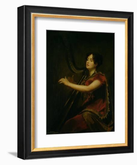 The Marchioness of Northampton, Playing a Harp, circa 1820-Sir Henry Raeburn-Framed Giclee Print