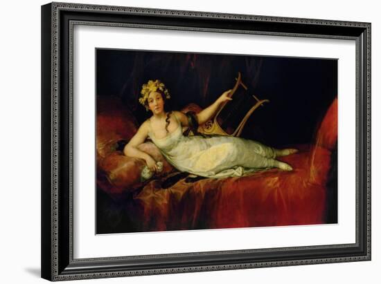 The Marchioness of Santa Cruz, 1805, Spanish School-Francisco de Goya-Framed Giclee Print