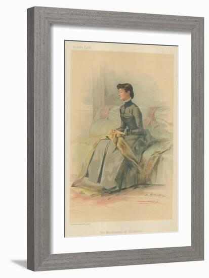 The Marchioness of Waterford, 1 September 1883, Vanity Fair Cartoon-Theobald Chartran-Framed Giclee Print