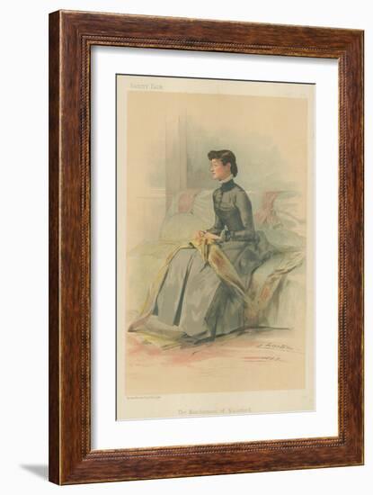 The Marchioness of Waterford, 1 September 1883, Vanity Fair Cartoon-Theobald Chartran-Framed Giclee Print